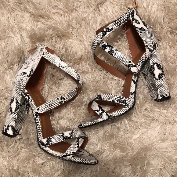 bold boutique Shoes - Snakeskin heels